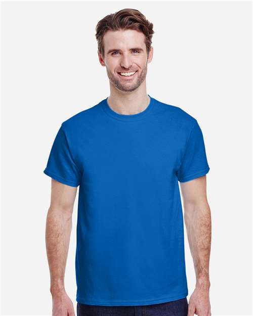 Gildan 5000 - Neon Blue (Front)