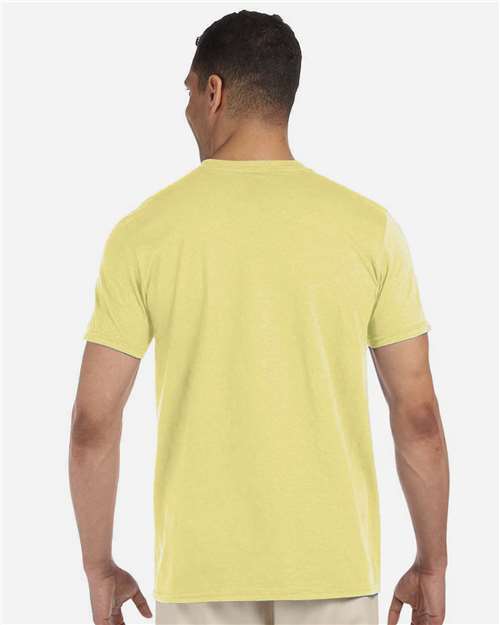 Gildan 64000 - Cornsilk (Back)