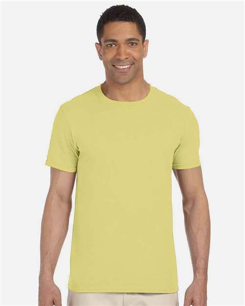 Gildan 64000 - Cornsilk (Front)