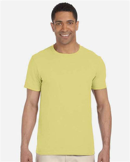 Gildan 64000 - Cornsilk (Front)