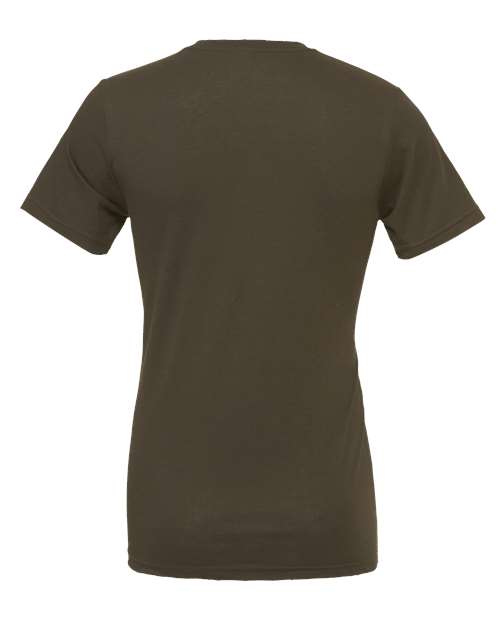 BELLA + CANVAS 3001 - Army (Back)