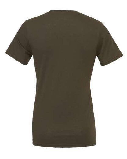 BELLA + CANVAS 3001 - Army (Back)