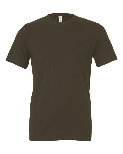 BELLA + CANVAS 3001 - Army (Front)