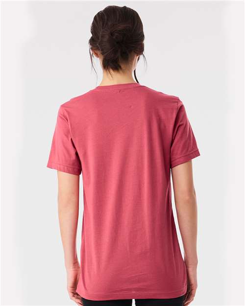BELLA + CANVAS 3001 - Vintage Red (Back)