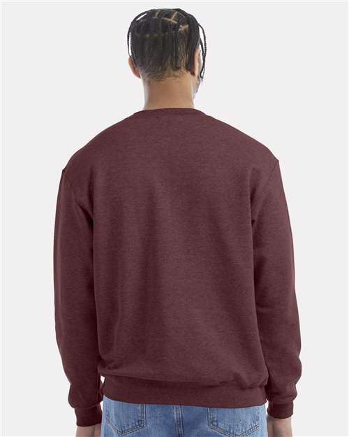 Champion S600 - Maroon Heather (Back)