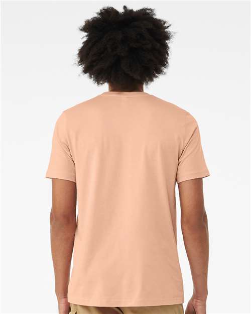 BELLA + CANVAS 3001 - Peach (Back)