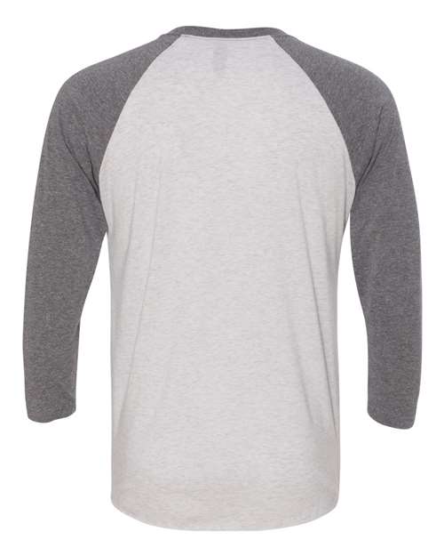 Next Level 6051 - Premium Heather Sleeves/ Heather White Body (Back)