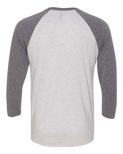 Next Level 6051 - Premium Heather Sleeves/ Heather White Body (Back)