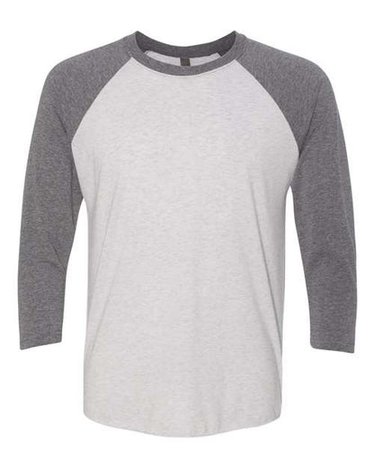 Next Level 6051 - Premium Heather Sleeves/ Heather White Body (Front)