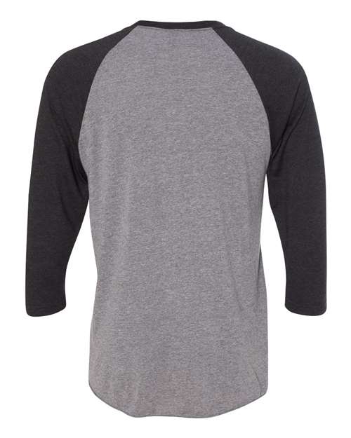 Next Level 6051 - Vintage Black Sleeves/ Premium Heather Body (Back)