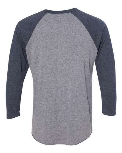 Next Level 6051 - Vintage Navy Sleeves/ Premium Heather Body (Back)