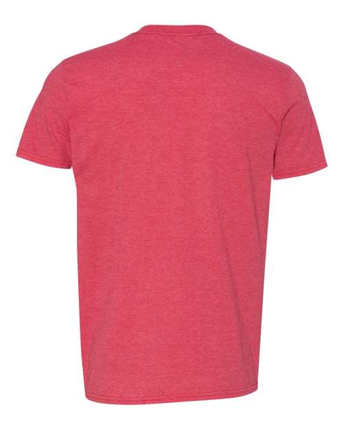 Gildan 64000 - Heather Red (Back)