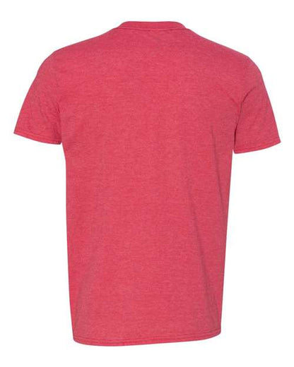 Gildan 64000 - Heather Red (Back)