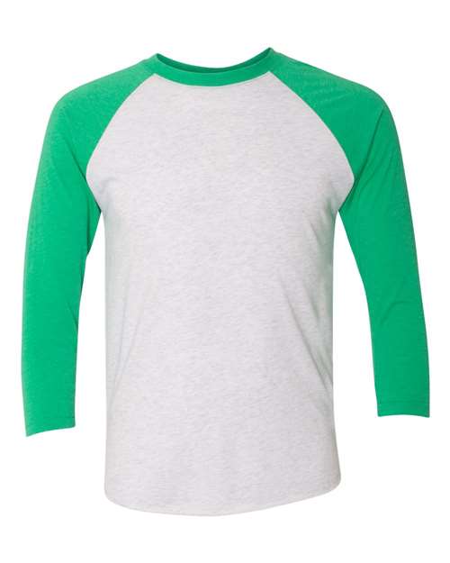 Next Level 6051 - Envy Sleeves/ Heather White Body (Front)