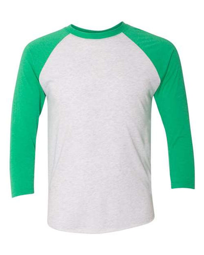 Next Level 6051 - Envy Sleeves/ Heather White Body (Front)