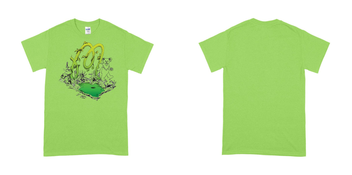 Gildan 5000 — Neon Green / XL