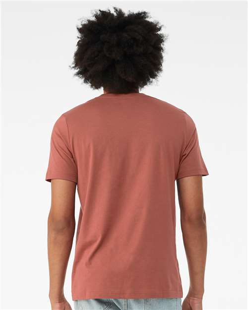 BELLA + CANVAS 3001 - Clay (Back)