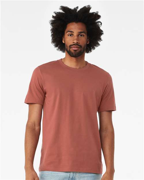 BELLA + CANVAS 3001 - Clay (Front)