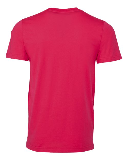 BELLA + CANVAS 3001 - Fuchsia (Back)