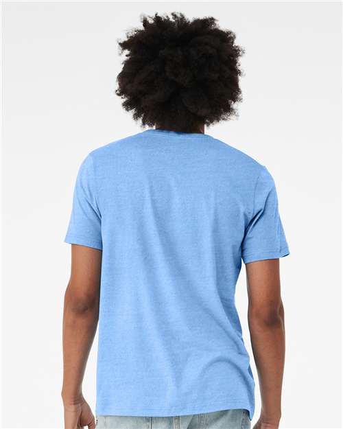 BELLA + CANVAS 3001 - Carolina Blue (Back)