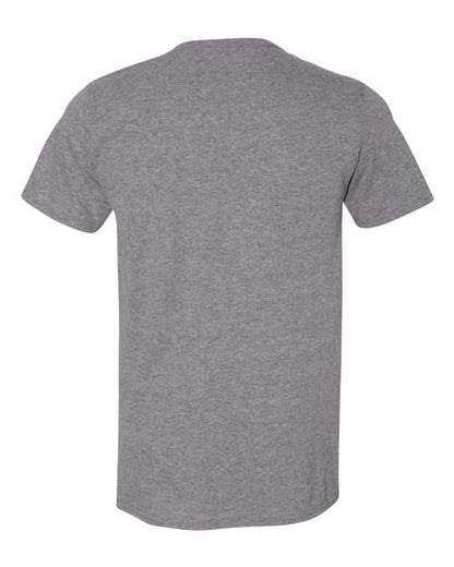 Gildan 64000 - Graphite Heather (Back)