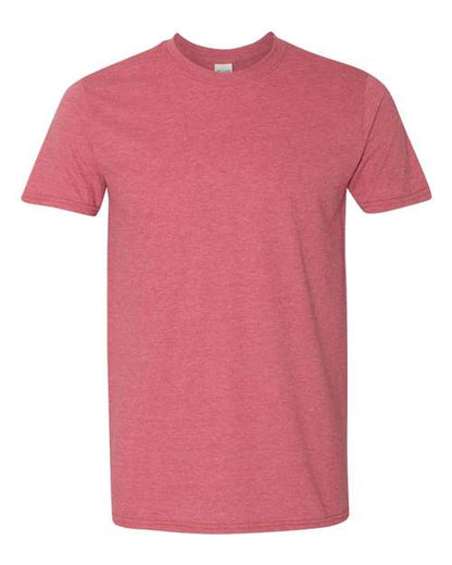 Gildan 64000 - Heather Cardinal Red (Front)