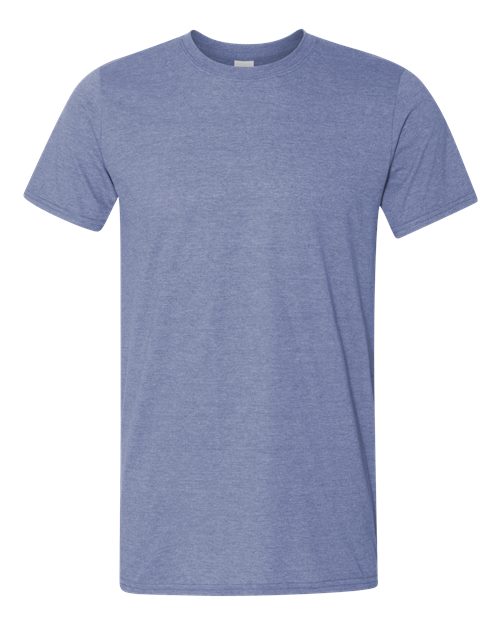 Gildan 64000 - Heather Indigo (Front)