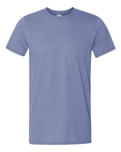 Gildan 64000 - Heather Indigo (Front)