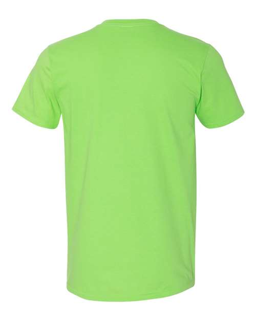 Gildan 64000 - Lime (Back)
