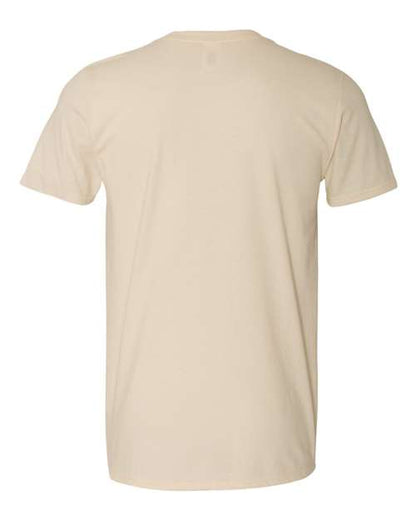 Gildan 64000 - Natural (Back)