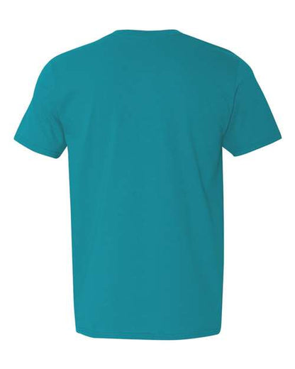 Gildan 64000 - Tropical Blue (Back)