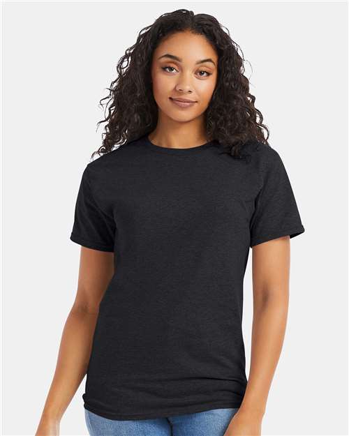 Hanes 5280 - Charcoal Heather (Front)