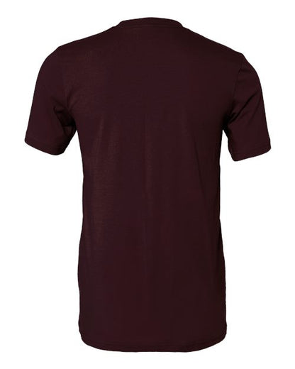 BELLA + CANVAS 3001 - Oxblood Black (Back)