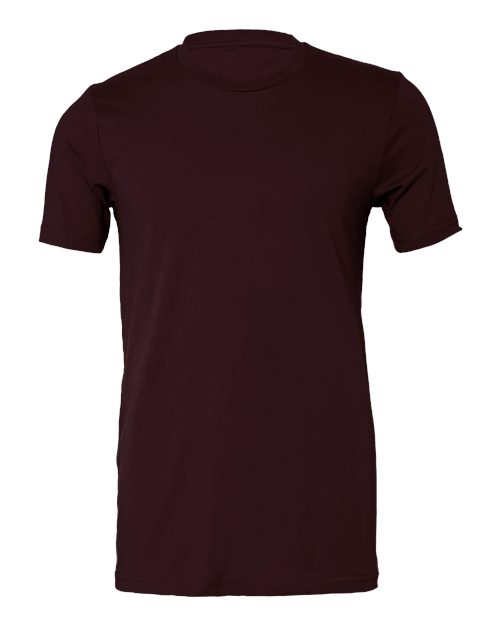 BELLA + CANVAS 3001 - Oxblood Black (Front)