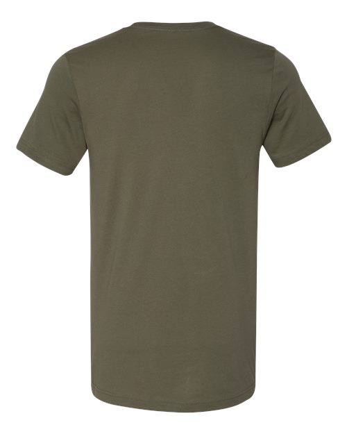 BELLA + CANVAS 3001 - Military Green (Back)