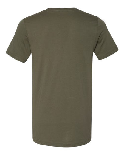 BELLA + CANVAS 3001 - Military Green (Back)