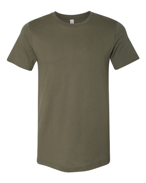 BELLA + CANVAS 3001 - Military Green (Front)