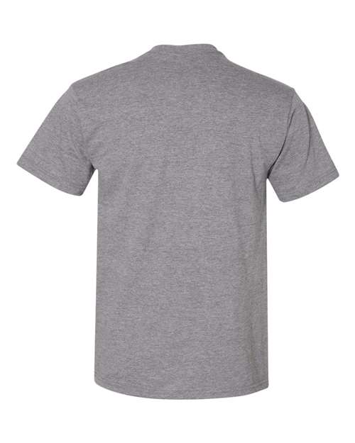 Gildan H000 - Graphite Heather (Back)