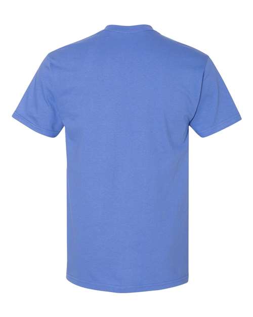 Gildan H000 - Flo Blue (Back)