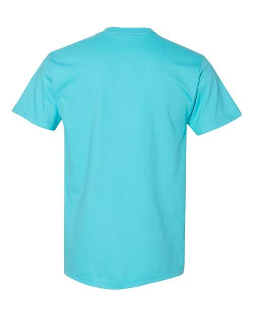 Gildan H000 - Lagoon Blue (Back)