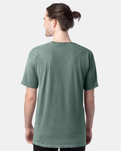 ComfortWash by Hanes GDH100 - Cypress Green (Back)