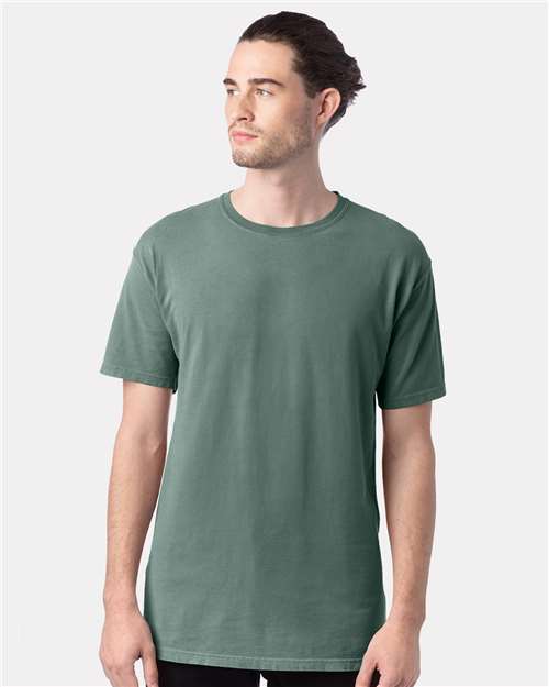 ComfortWash by Hanes GDH100 - Cypress Green (Front)