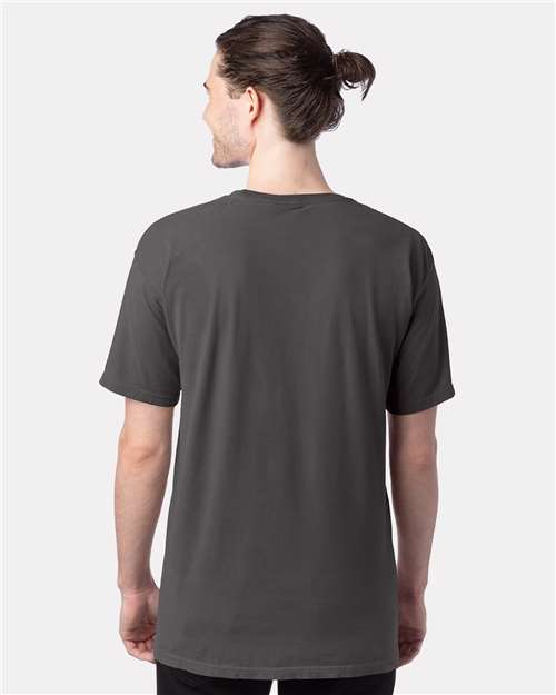 ComfortWash by Hanes GDH100 - New Railroad Grey (Back)