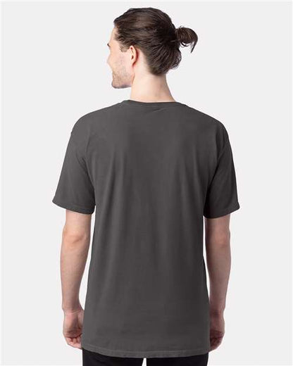 ComfortWash by Hanes GDH100 - New Railroad Grey (Back)