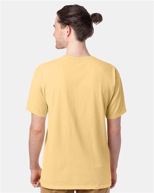 ComfortWash by Hanes GDH100 - Summer Squash Yellow (Back)