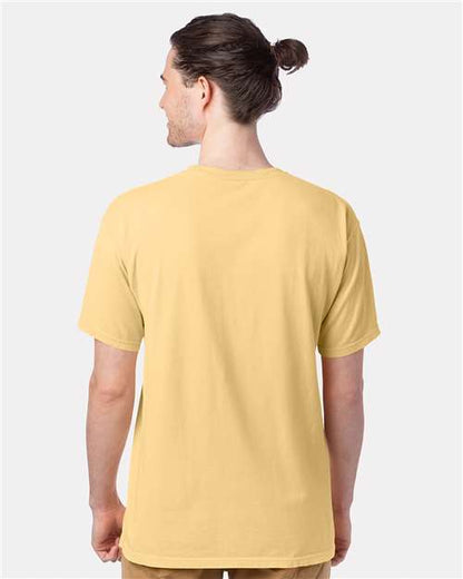ComfortWash by Hanes GDH100 - Summer Squash Yellow (Back)