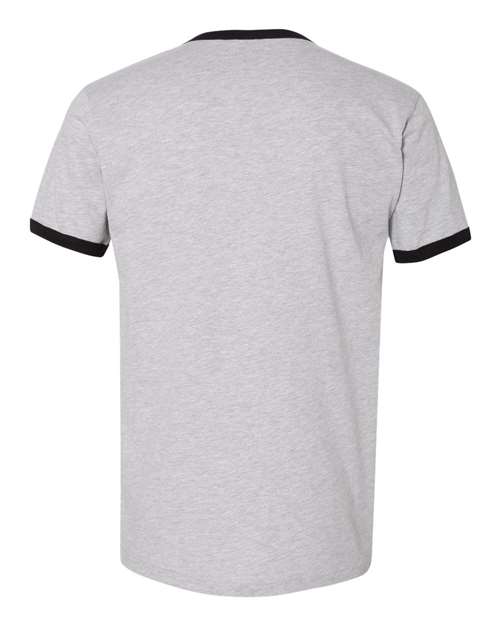 Next Level 3604 - Heather Grey/ Black (Back)