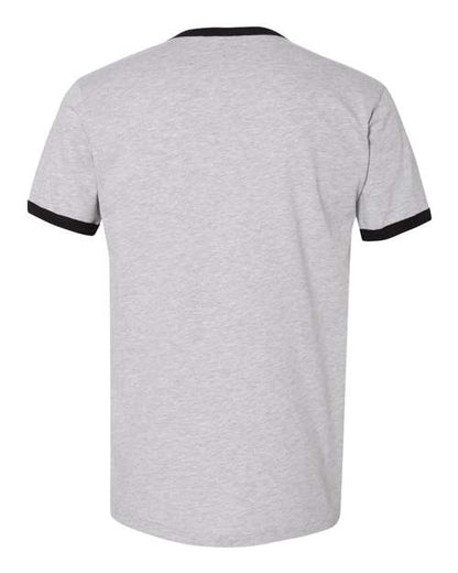 Next Level 3604 - Heather Grey/ Black (Back)