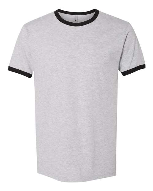 Next Level 3604 - Heather Grey/ Black (Front)