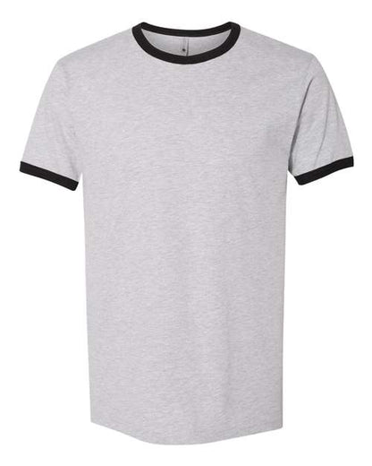 Next Level 3604 - Heather Grey/ Black (Front)